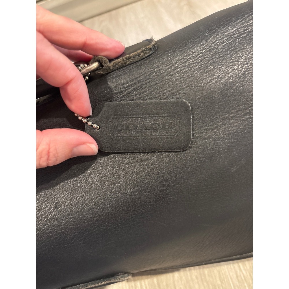 VTG COACH 5180 Classic Legacy Metropolitan Briefcase Crossbody Unisex Leather - Picture 4 of 9